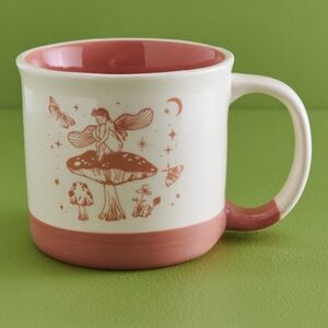 Orange Celestial Fairy Ceramic Mug, NWT 🧚‍♂️ 🍄